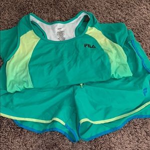 Fila Tank Top and Short Set